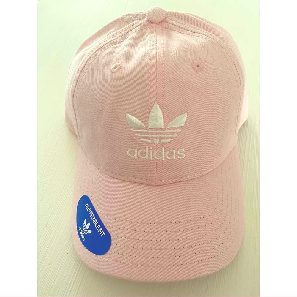 adidas Originals Washed Relaxed Strapback Pink/Wht
